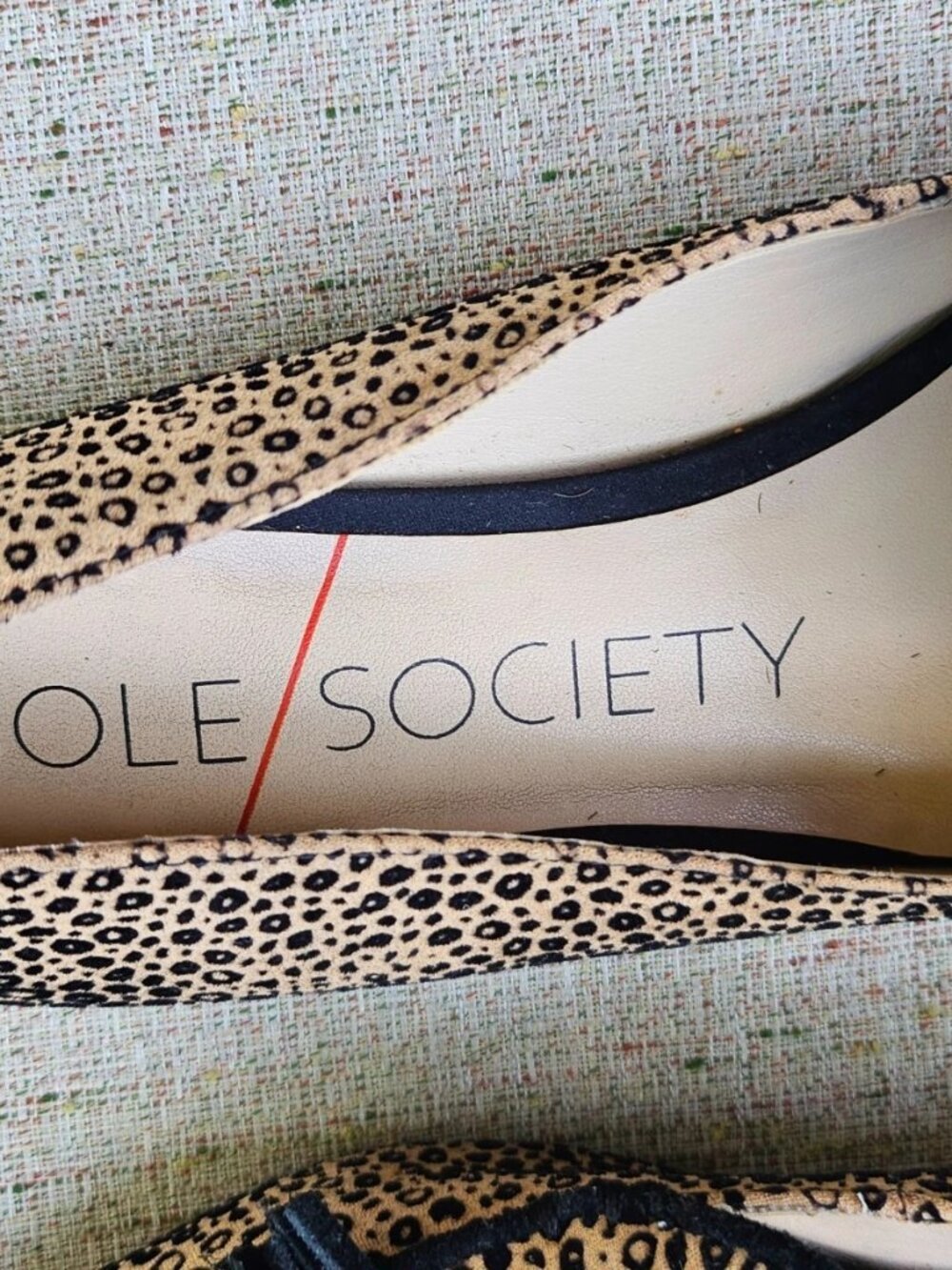Sole Society Loafer Shoes Flat SO-HADLEE Tassel Bow Leather/Textile Size 8M 38.5 - Picture 9 of 12